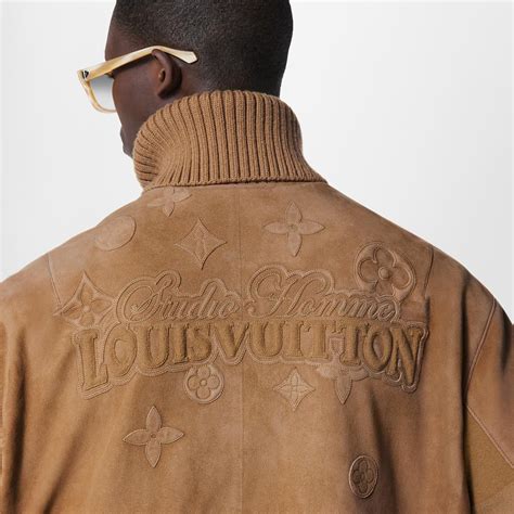 veste teddy louis vuitton|Mixed Material Leather Teddy Blouson .